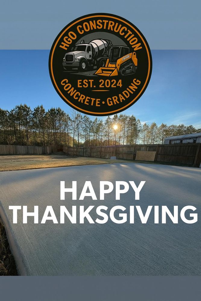 Concrete for HGO Construction & Grading LLC in Spartanburg, SC