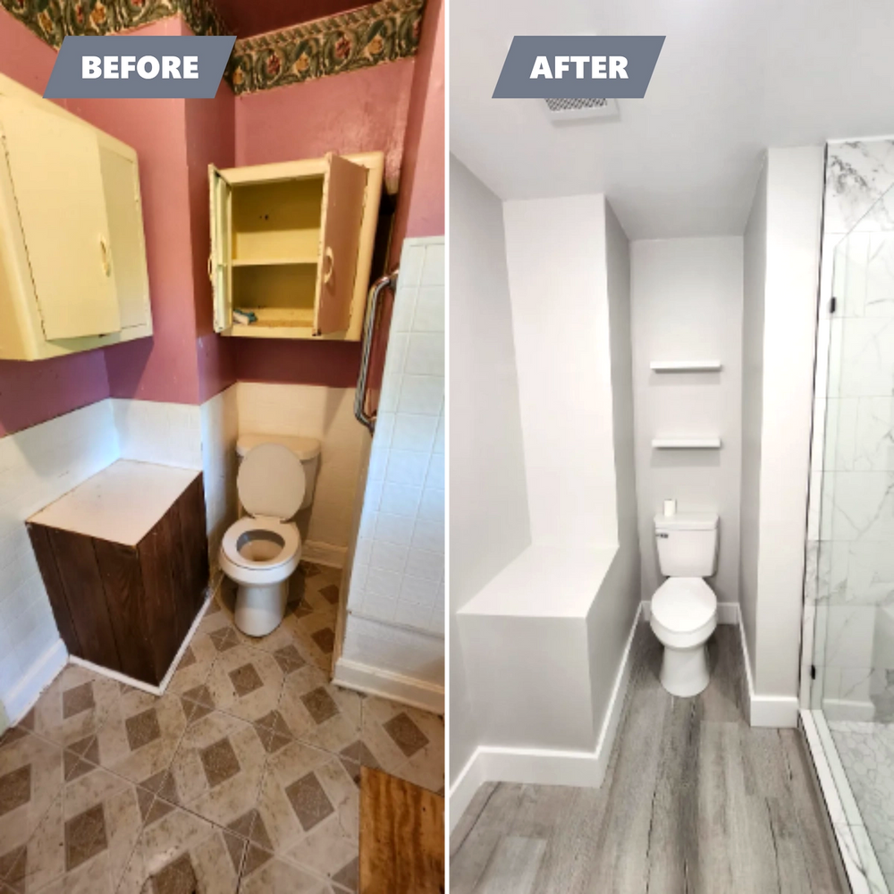 Before/After Interior Renovations for AG Construction in Greenville, SC