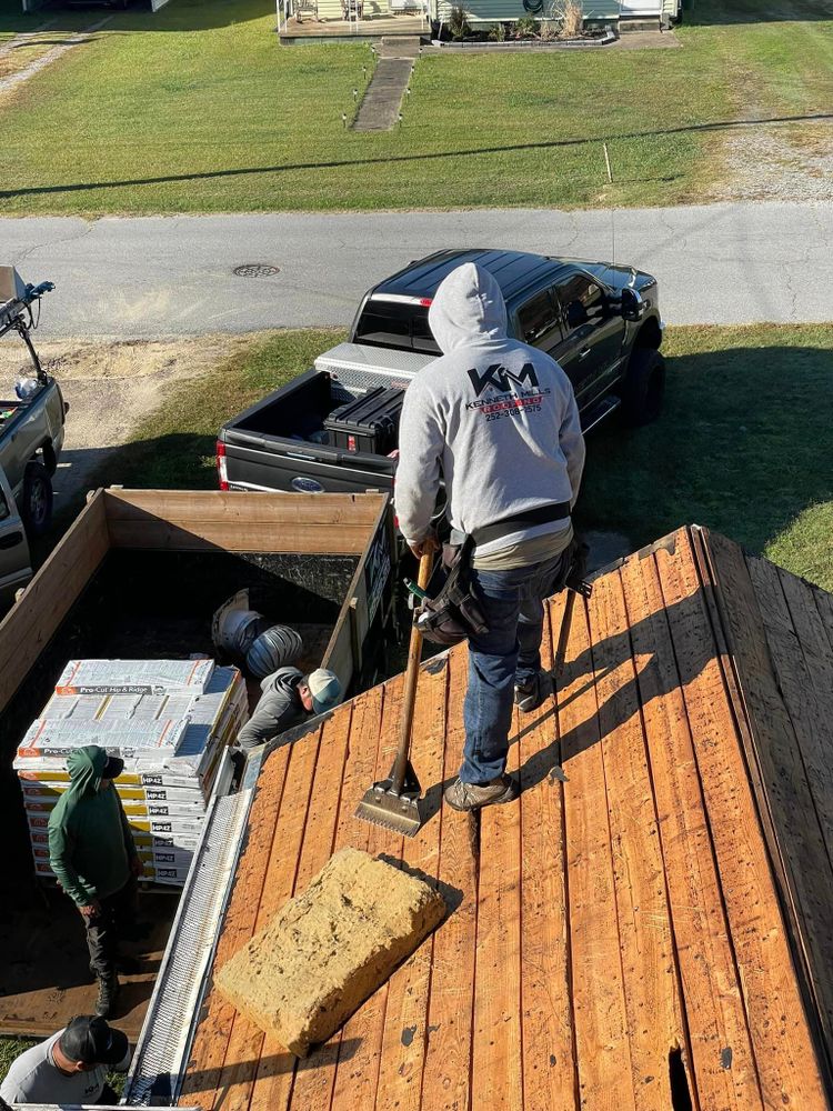 Our Roofing Repairs service offers efficient and reliable solutions for homeowners seeking to fix any issues or damages on their roofs, ensuring long-lasting protection and peace of mind. for Kenneth Mills Roofing & Restoration in Morehead City, NC