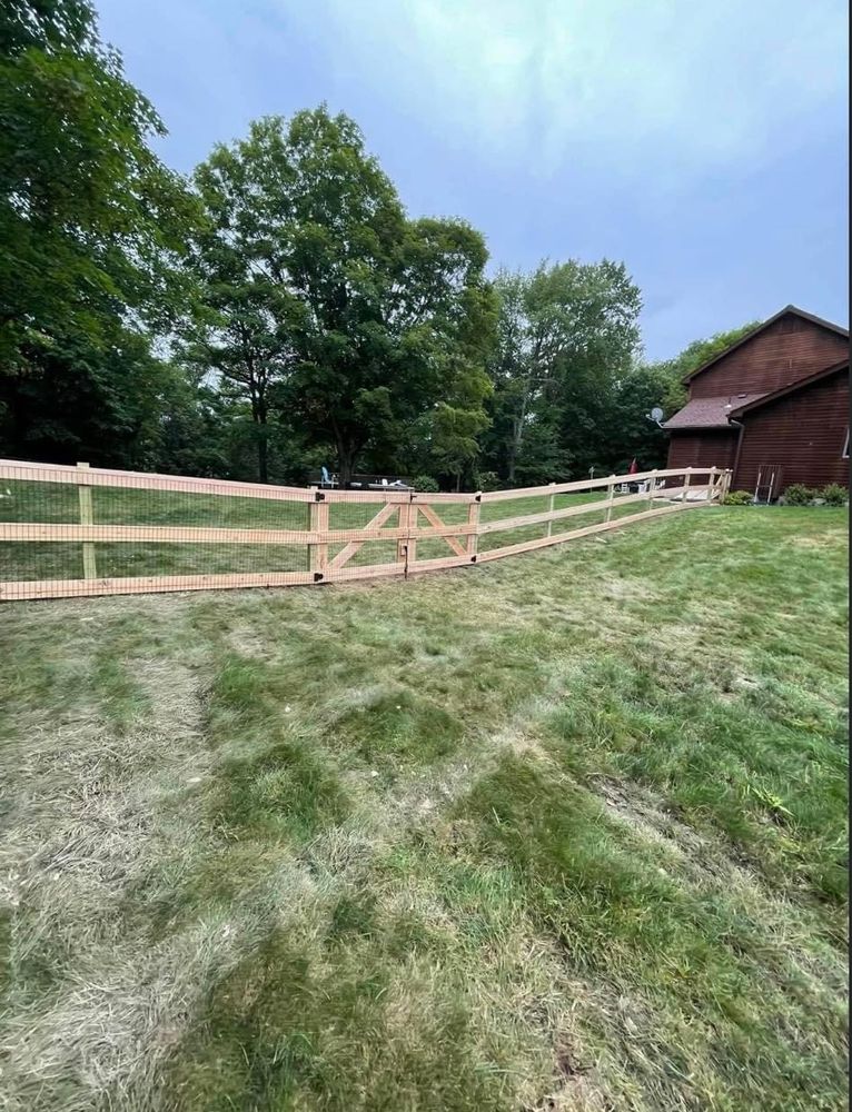 Three Rail Fencing  for Oakwood Fencing  in Hudson, NY 