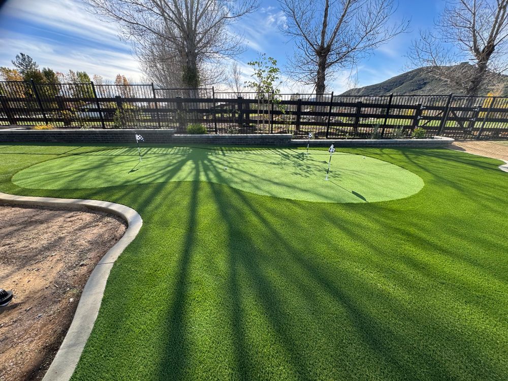 Putting Greens for Aidan Jade Landscaping in Riverside County, CA