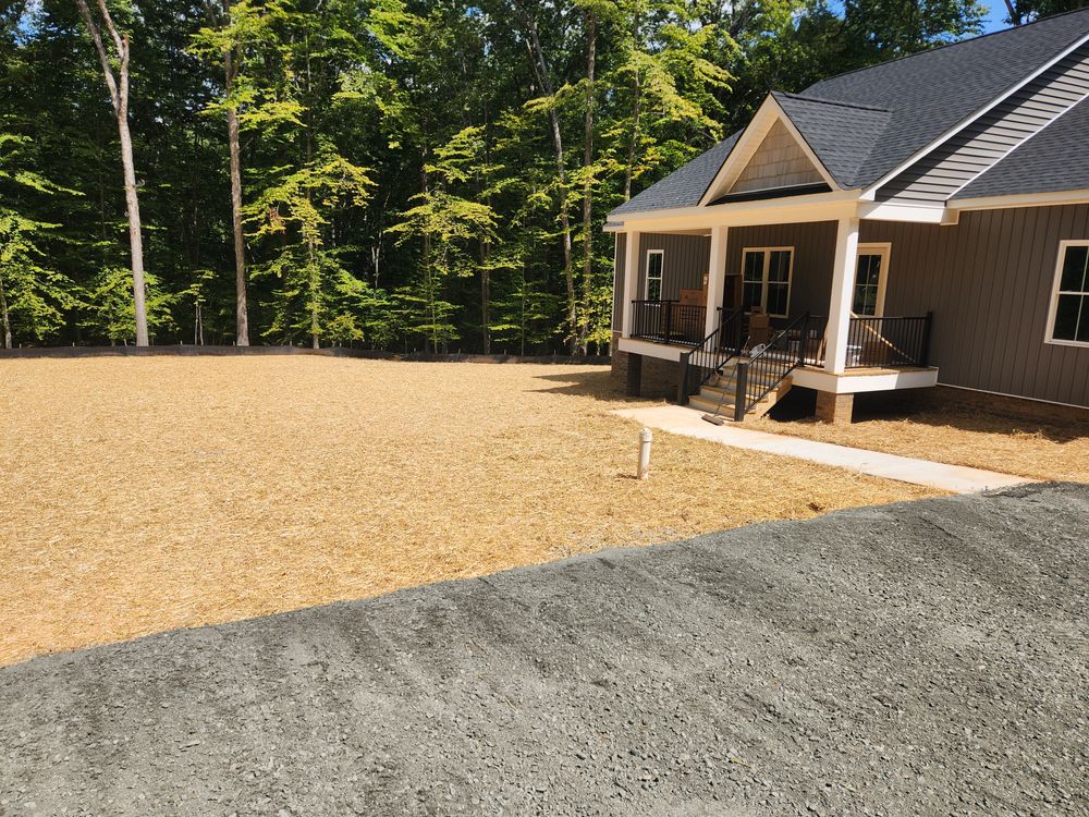 Fine Grading for C.A. Sherry Land Improvement, LLC. in Louisa, VA