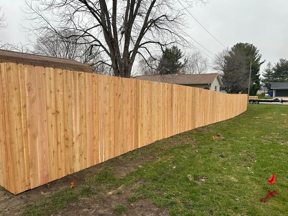 Fence Installation for Illinois Fence & outdoor co. in Kewanee, Illinois