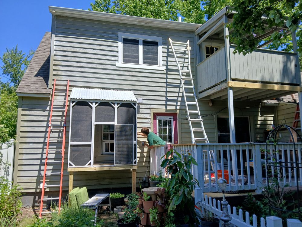 Deck Repair and Exterior Painting for Dead Tree General Contracting in Carbondale, Illinois