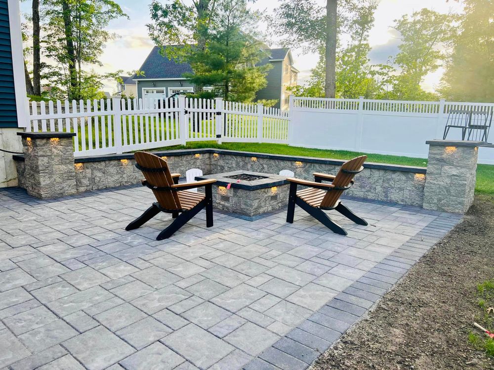 Revamp your outdoor living space with our expert Patio Design & Construction service. Elevate your home's aesthetics and functionality while enjoying high-quality craftsmanship and personalized designs tailored to your preferences. for J&R Visual Landscaping Inc in Haverhill, MA