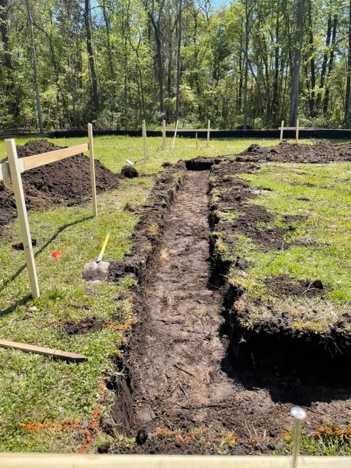 Our Foundation Digging service ensures precise and efficient excavation for homeowners looking to lay a sturdy foundation for their new home construction projects. Trust our expertise and equipment for top-quality results. for Davis Contracting & Site Work in Adams Run, SC