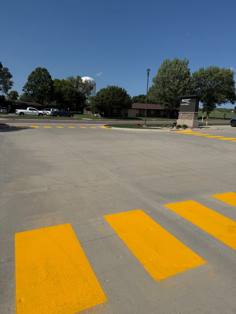 All Photos for Midwest Line Striping LLC in Spirit Lake, IA