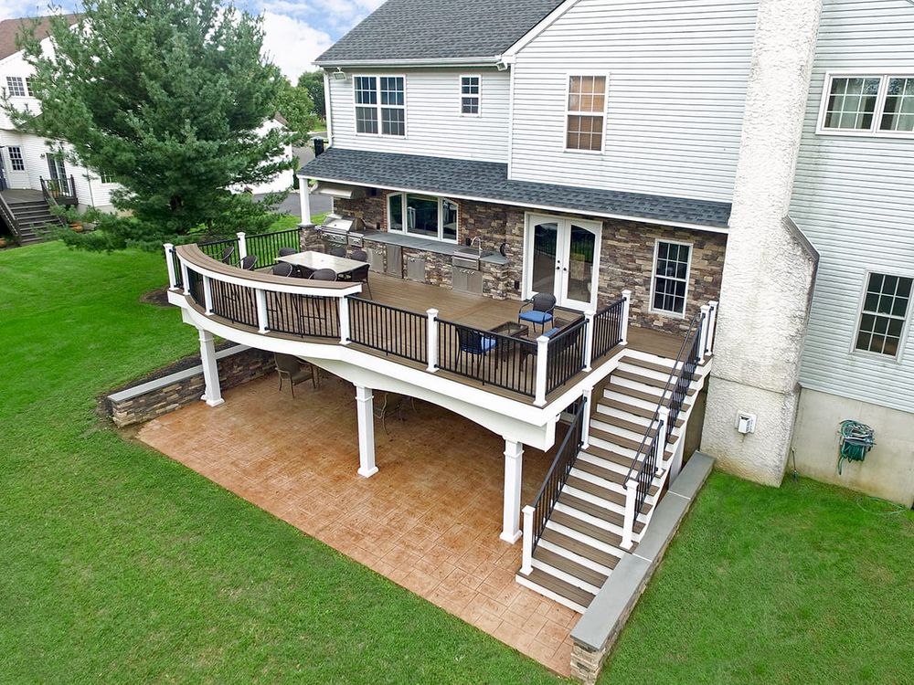 Our Decking and Porches service offers high-quality construction and design options to enhance your outdoor living space. Transform your backyard into a luxurious retreat with our expert craftsmanship. for Lifetime Roofing & Renovations in Garden City, NY