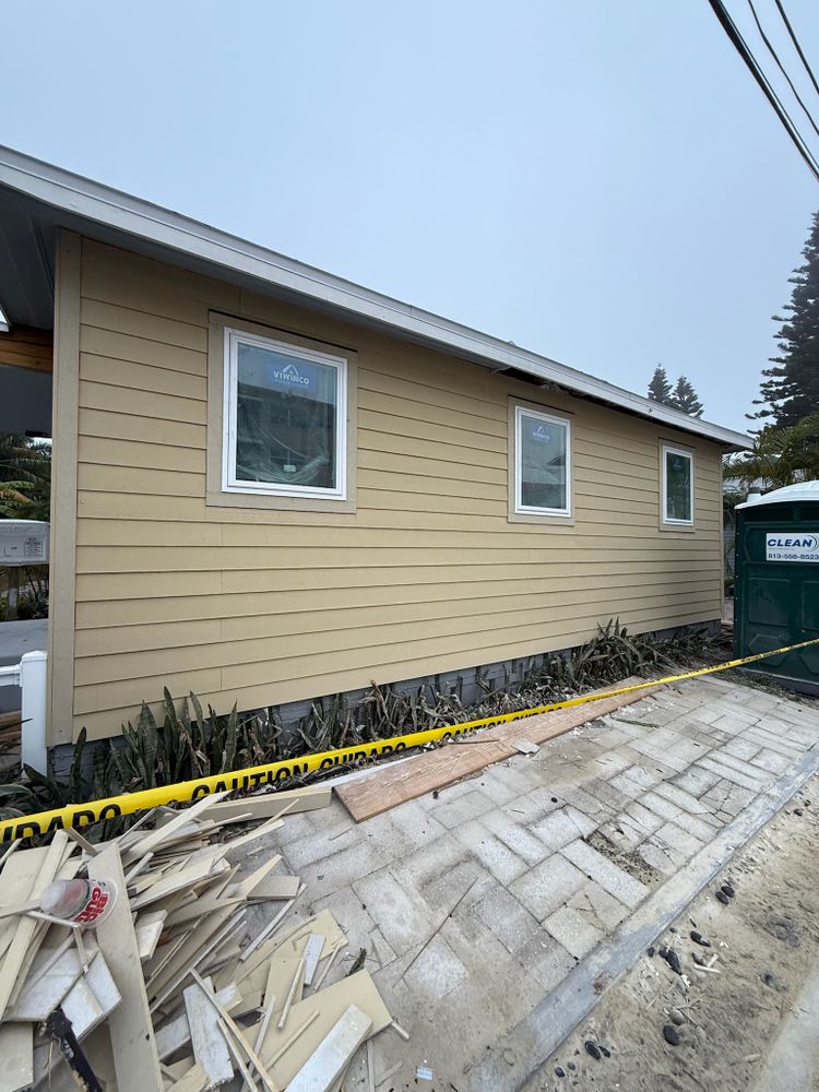 Hardie Siding Installation for Escorpio Painting in Tampa, FL