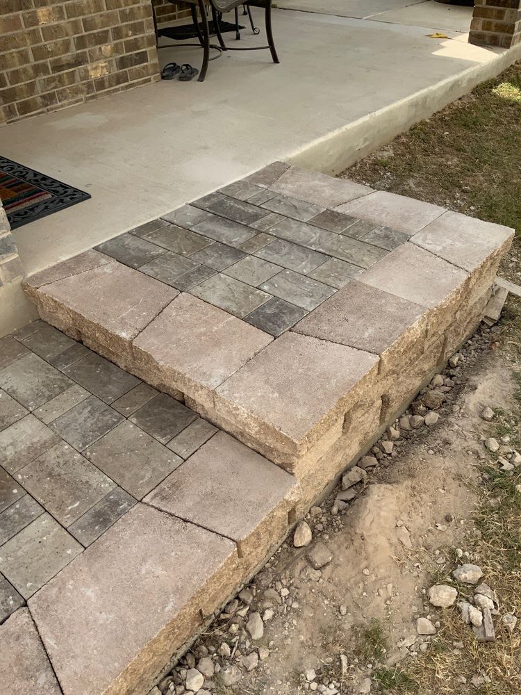 Landscape Design and Installation for Espinoza Landscape in Cibolo, TX