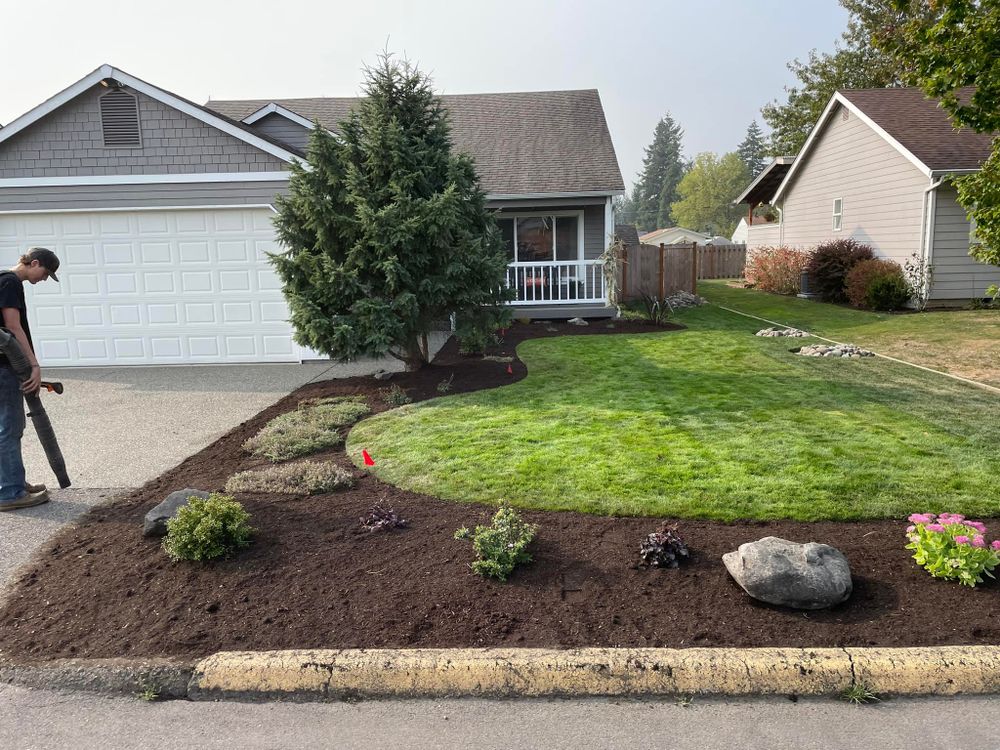 Enhance your lawn's appeal with our professional mowing service, ensuring a meticulously trimmed and healthy yard. Trust our expert team for precision cuts that boost curb appeal and maintain lush landscapes. for Stealth Landscaping in Black Diamond, WA