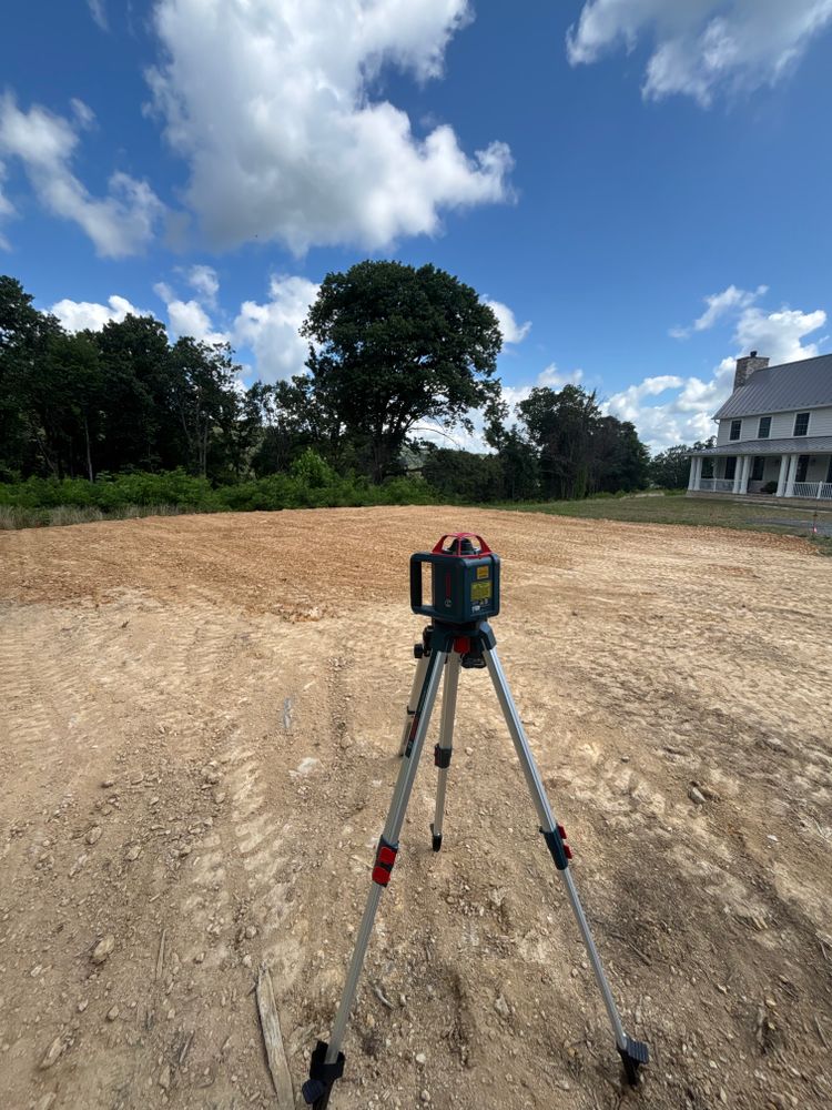 Grading for Schrock’s Land Management in Northern Virginia, Shenandoah Valley, VA
