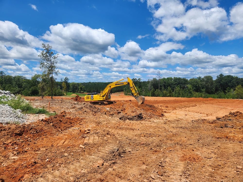 Excavating for Tri Services in Milledgeville, GA