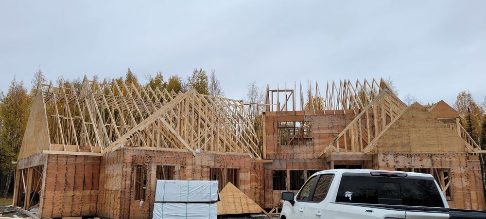 Framing for SteveWorks Construction in Sterling, AK