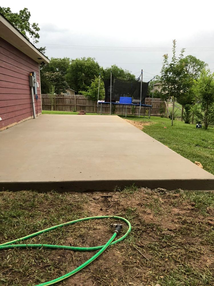 Concrete for Mel Concrete and Construction in College Station, TX