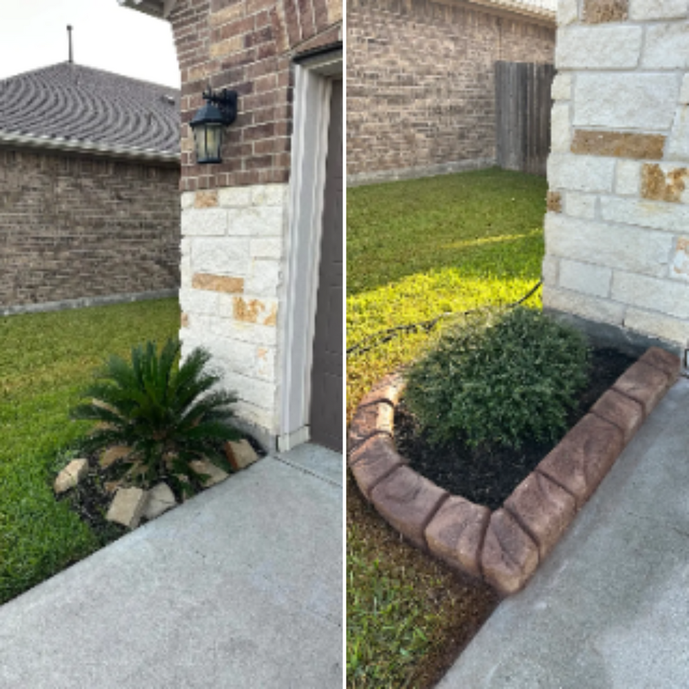 Before & Afters for Texas Curb N Borders in Houston, TX