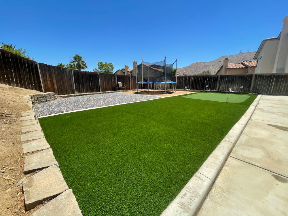 Artificial Turf for Aidan Jade Landscaping in Riverside County, CA