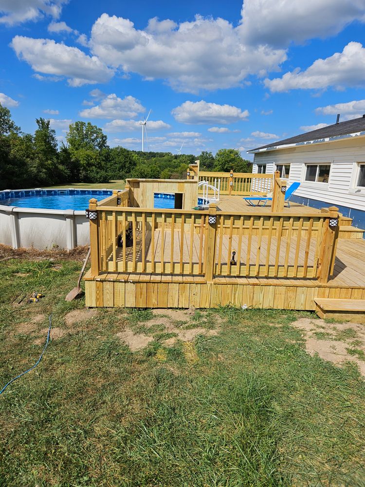 Decks for John Colvin's Home Improvement in Modoc,  IN