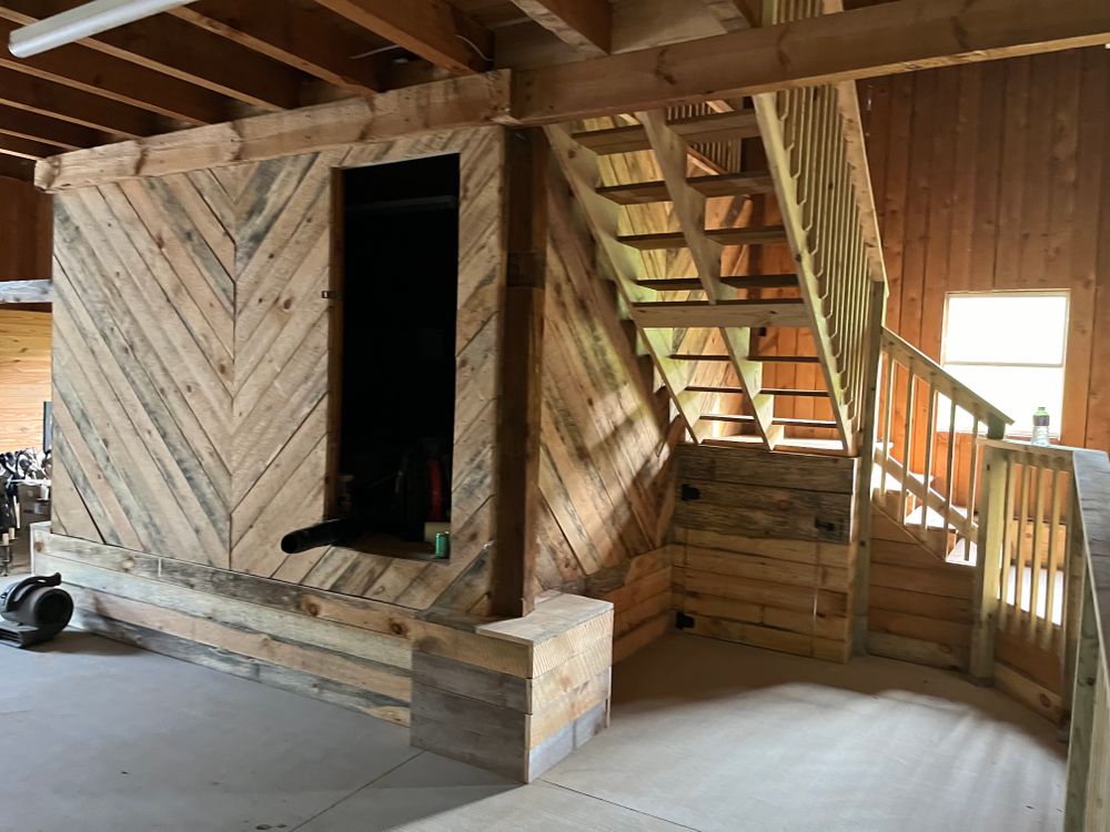 Barn remodel  for CM Construction in Erwin, TN