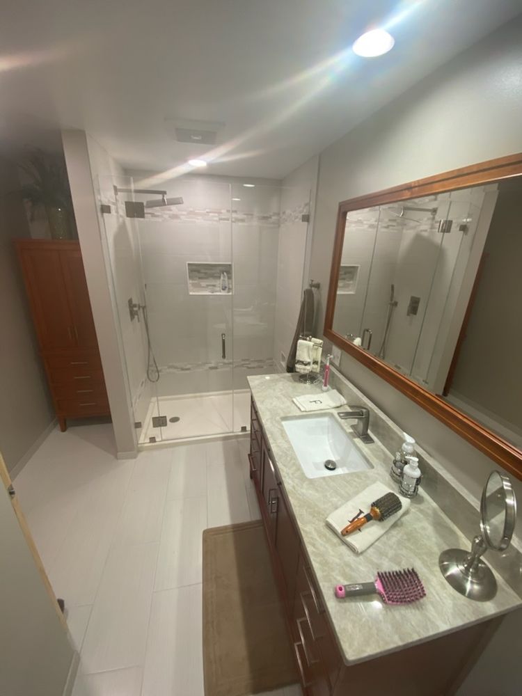 Bathroom Remodel for FAZIO Construction in New Milford, CT