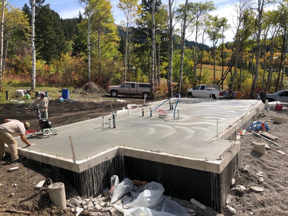 Foundations for R&H Homes in Bozeman, MT
