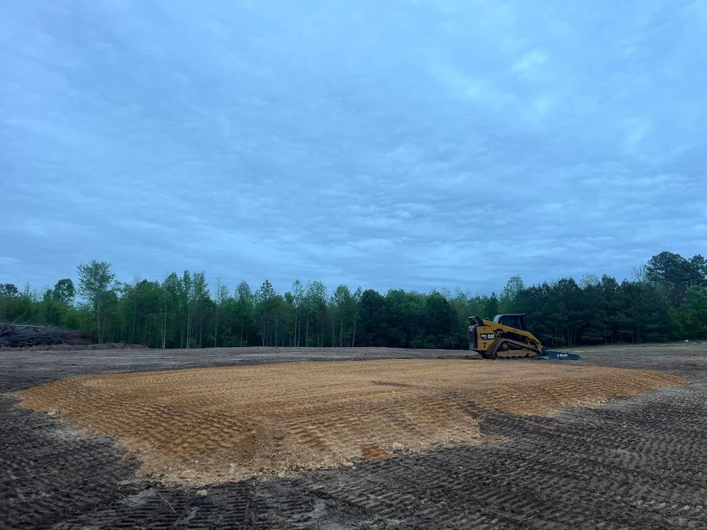 Excavation for Collins Constructors in Fyffe, AL