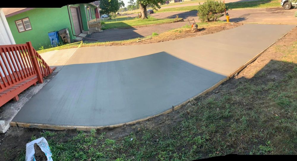 Commercial Concrete for Outdoor Dynamics LLC in Sherburne County, MN