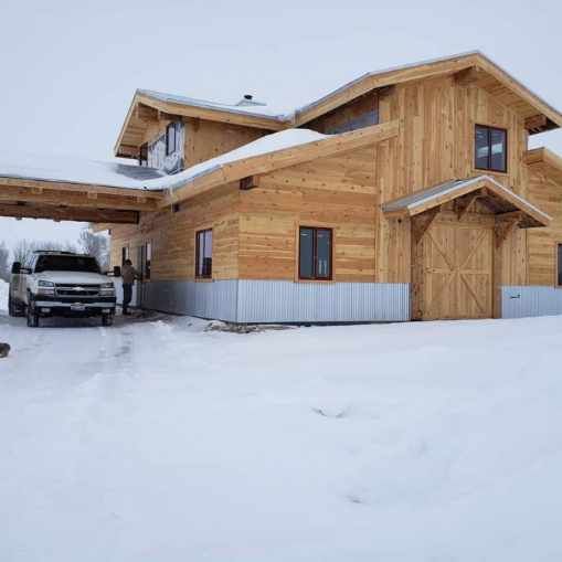 Custom Log Home Building for Hansen Construction & General Contractor in Teton Valley, ID