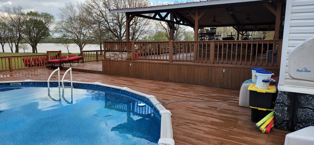 Our Fence Washing service will effectively remove dirt, grime, mold, and mildew buildup from your fence using a combination of pressure washing and soft washing techniques to restore its original beauty. for TNT Power Washing LLC in Checotah, OK