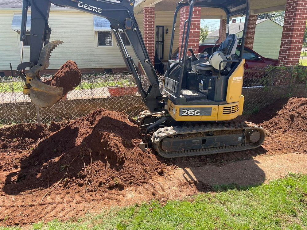 Our Excavation Services provide professional assistance in drainage, digging, leveling, removal of unwanted shrubs and more for Greenwood Lawn & Landscaping LLC in Talladega, Alabama