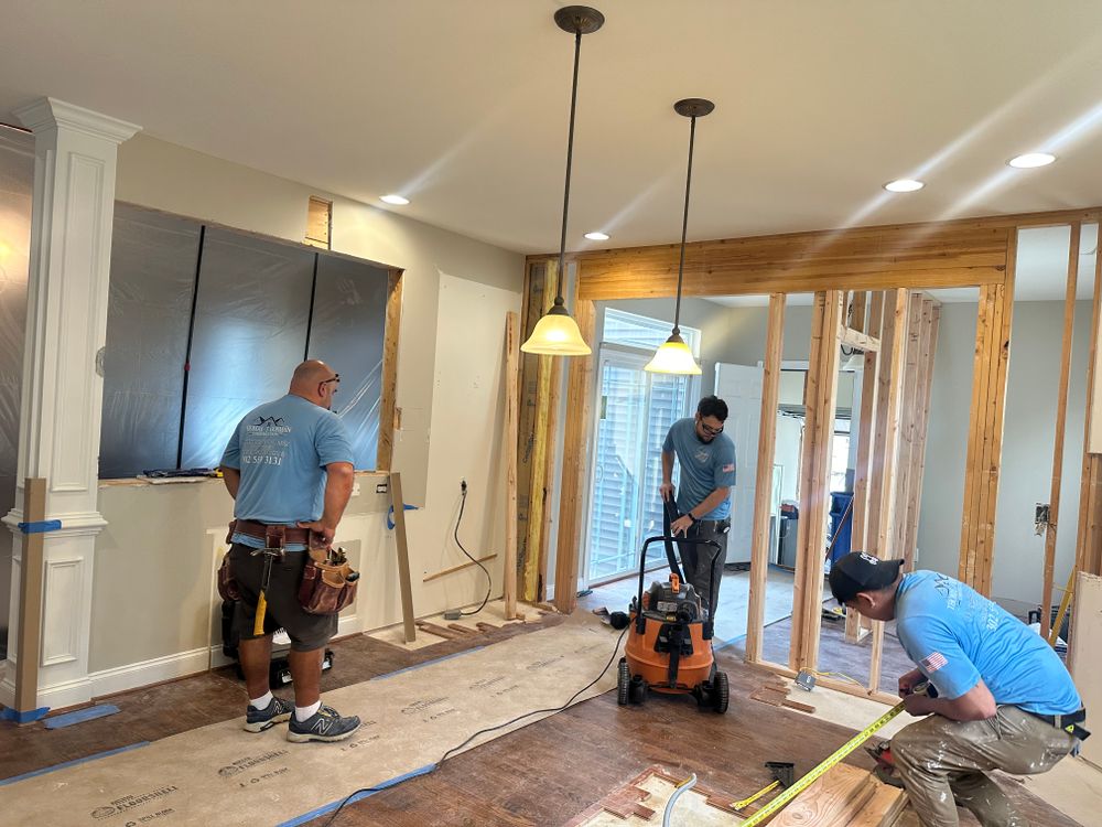 Parkside - deck & kitchen for Thomas J. Gorman Construction in Middletown, DE