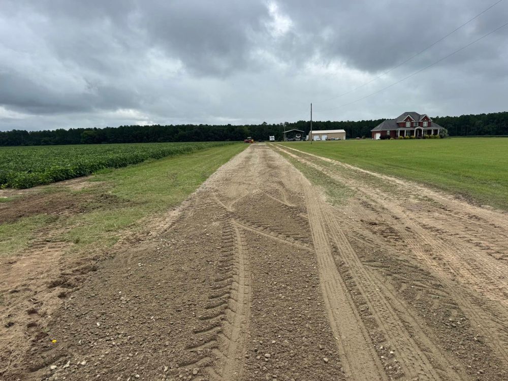 Our Roadbed and aggregate service provides precise excavation and preparation for durable and reliable driveways or access roads on your property. We ensure quality groundwork to support long-lasting surface installations. for Clean Acres LLC in Hartsville, SC