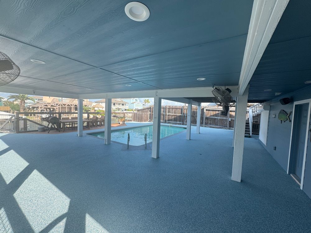 Pool Decks for TEX STONE Resin & Epoxy Coatings in Schertz, TX