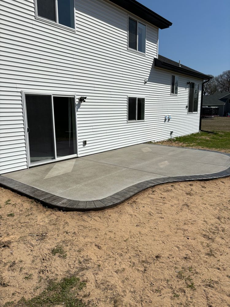 Exterior Flat Work for STAMPEDE Vertical Concrete in Isanti, Minnesota