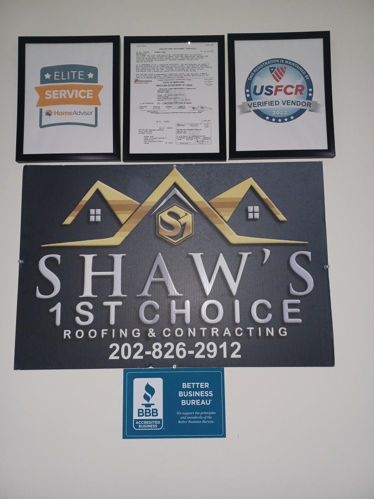 All Photos for Shaw's 1st Choice Roofing and Contracting in Upper Marlboro, MD