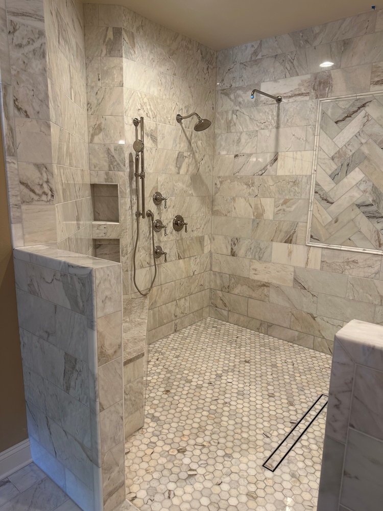Transform your bathroom with our Custom Showers service, offering personalized design, expert installation, and high-quality materials to create a luxurious shower experience tailored to your style and needs. for Jays Tile Styles LLC in New Berlin, WI
