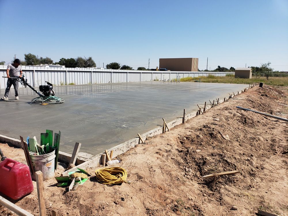 Our Commercial Concrete services provide homeowners with durable, professional-grade solutions tailored to large-scale residential projects, ensuring quality foundations and structures that enhance property value and safety. for DeLeon's Concrete in Odessa, TX