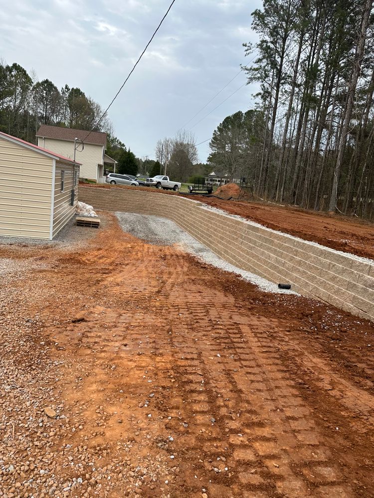 Retaining Walls for 360 Grading and Concrete in Bremen, GA