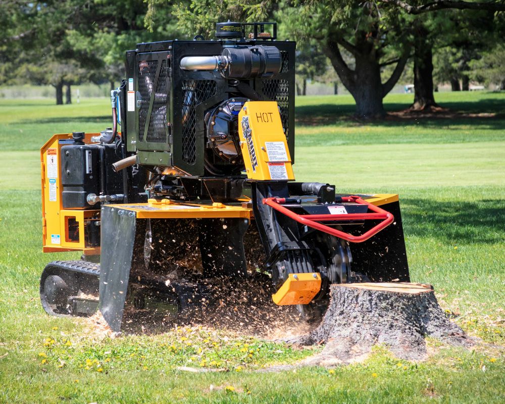 Our Stump Grinding service efficiently removes tree stumps, enhancing your landscape's appearance and making it safer. We use advanced equipment to ensure a clean removal without damaging surrounding areas. for Baker Professional Services LLC in Shelbina, MO