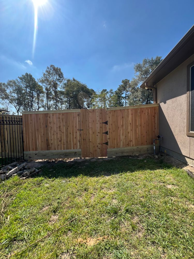 Fence for Silver Mines Landscape & Construction, LLC. in Houston, TX