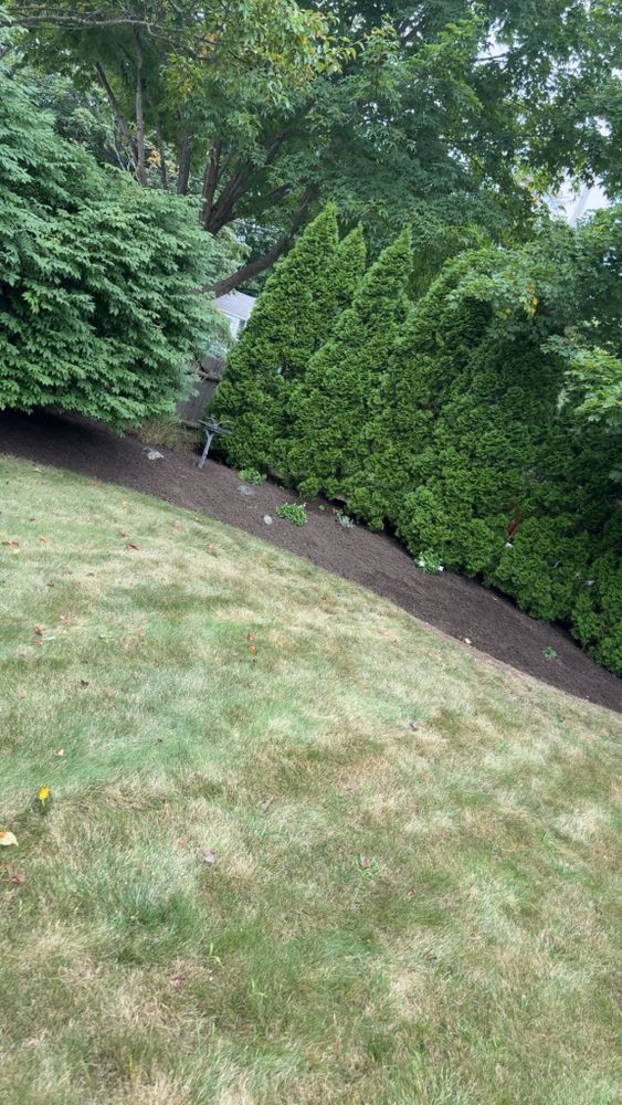Our Landscape Design service transforms your ideas into a beautiful, functional outdoor plan, blending plants, hardscapes, and layout expertise to create a personalized yard that enhances curb appeal and enjoyment. for Kingston Lawn Care in Providence, RI