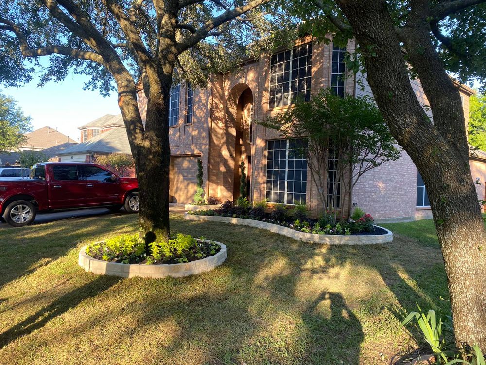 Seasonal color changes for Guerrero's Landscape in Fort Worth,  TX