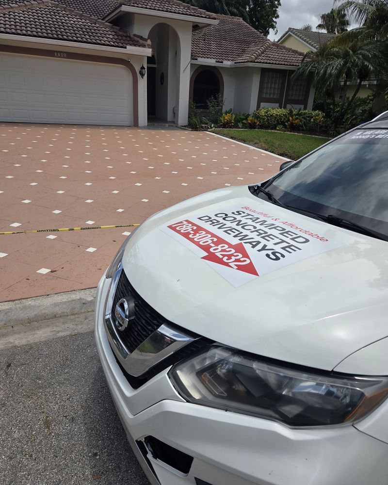 All Photos for Beautiful and Affordable Stamped Concrete by Castilla Concrete Finish Design Corp in Sunrise, FL