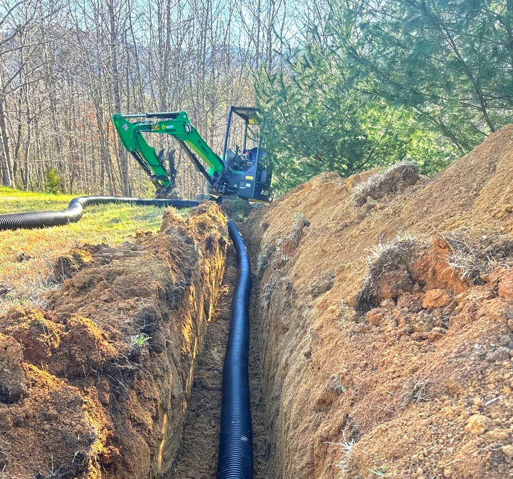 Erosion Control and Drainage for HG Landscape Plus in Asheville, NC