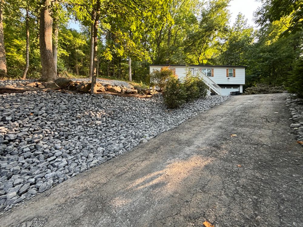 Our erosion control service helps prevent soil degradation and water damage on your property by implementing effective strategies to protect the land during and after our land clearing processes. for Schrock’s Land Management in Northern Virginia, Shenandoah Valley, VA