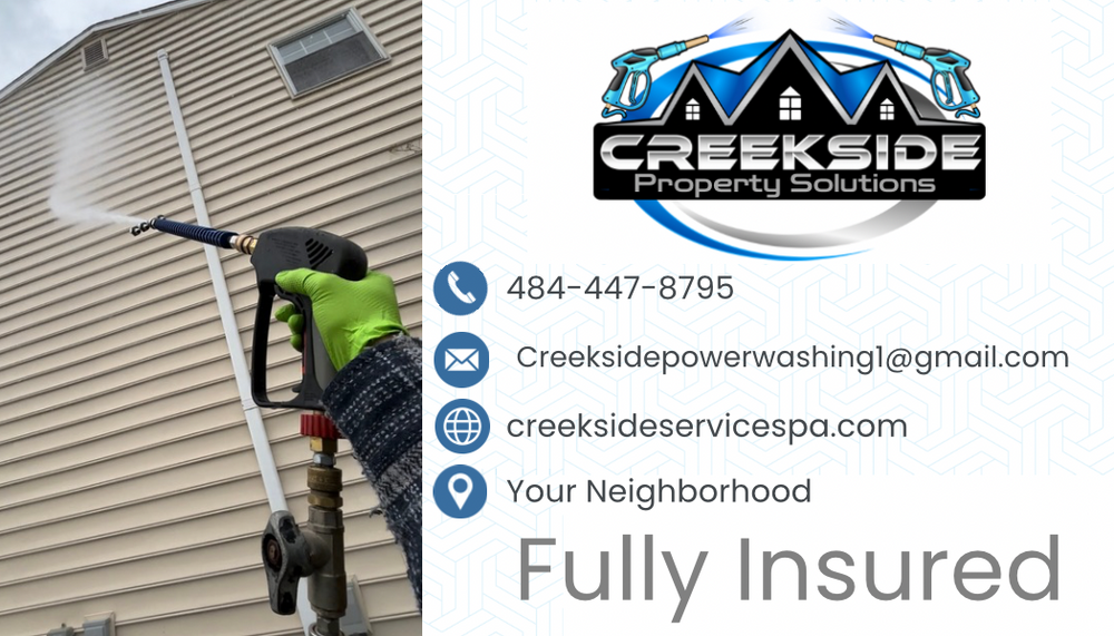 Creekside Power Washing and Painting team in Aston Township, PA - people or person
