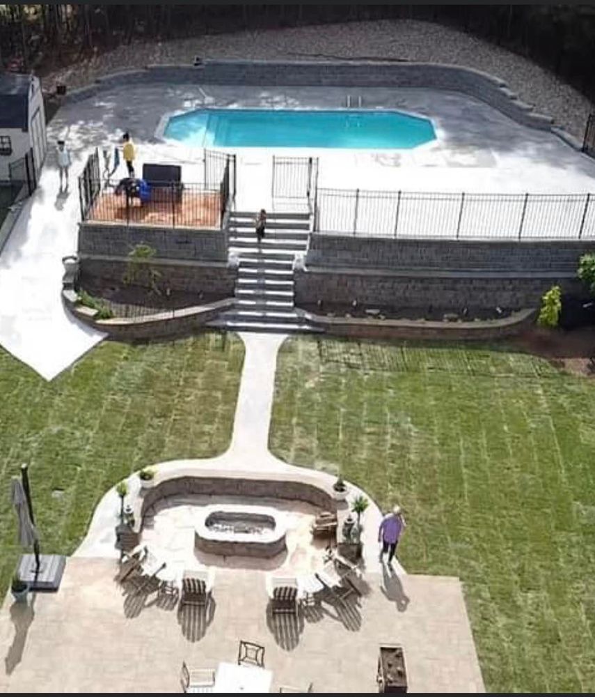 Enhance your outdoor living space with our custom deck services, designed to perfectly complement your new pool. Enjoy quality craftsmanship and personalized design for the ideal relaxation or entertainment area. for Passmore Construction LLC in Dallas, NC