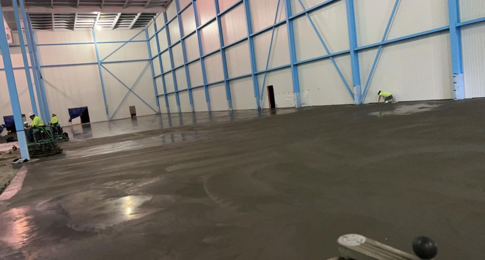 Commercial floors for Richard Custom Concrete in Bremen, IN