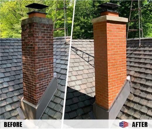 Chimneys  for G&J Paving & Masonry LLC in New England, USA