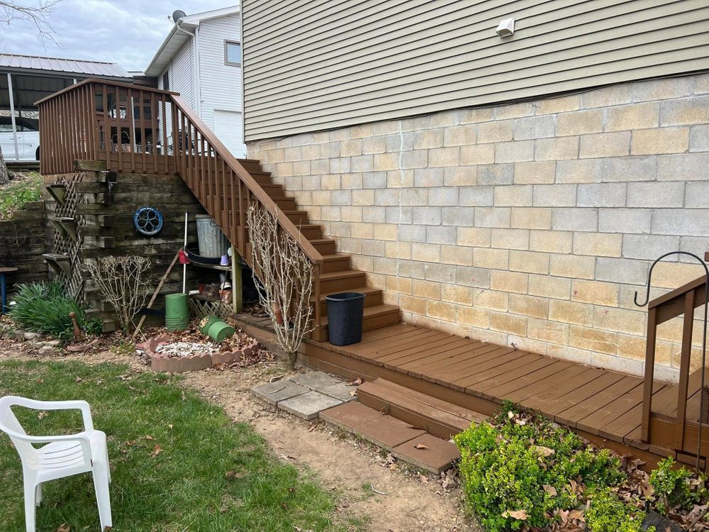 Deck Staining for Mike's Custom Painting in Kissee Mills, MO